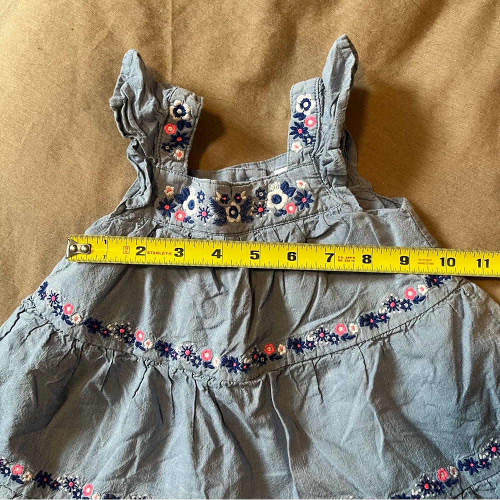 The Children’s Place | Embroidered Denim Dress - Picture 8 of 9